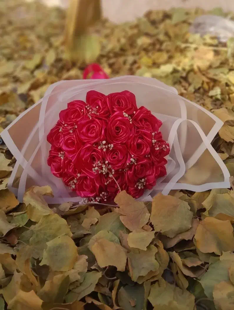 دسته گل مصنوعی روبانی|گل مصنوعی|تویسرکان, |دیوار