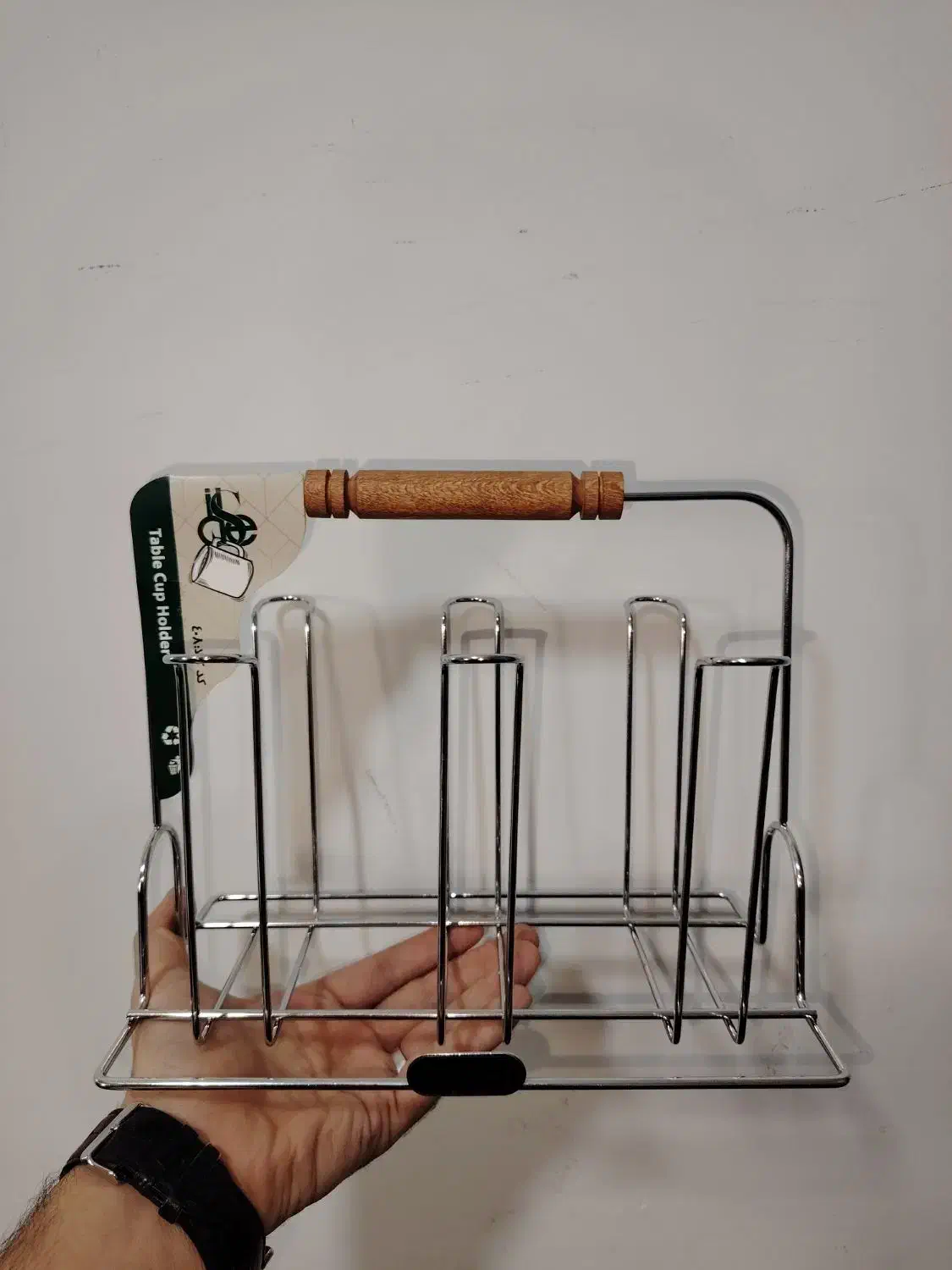 جا لیوان رومیزی چوبین|آب‌چکان و نظم‌دهنده ظروف|قم, باجک یک|دیوار