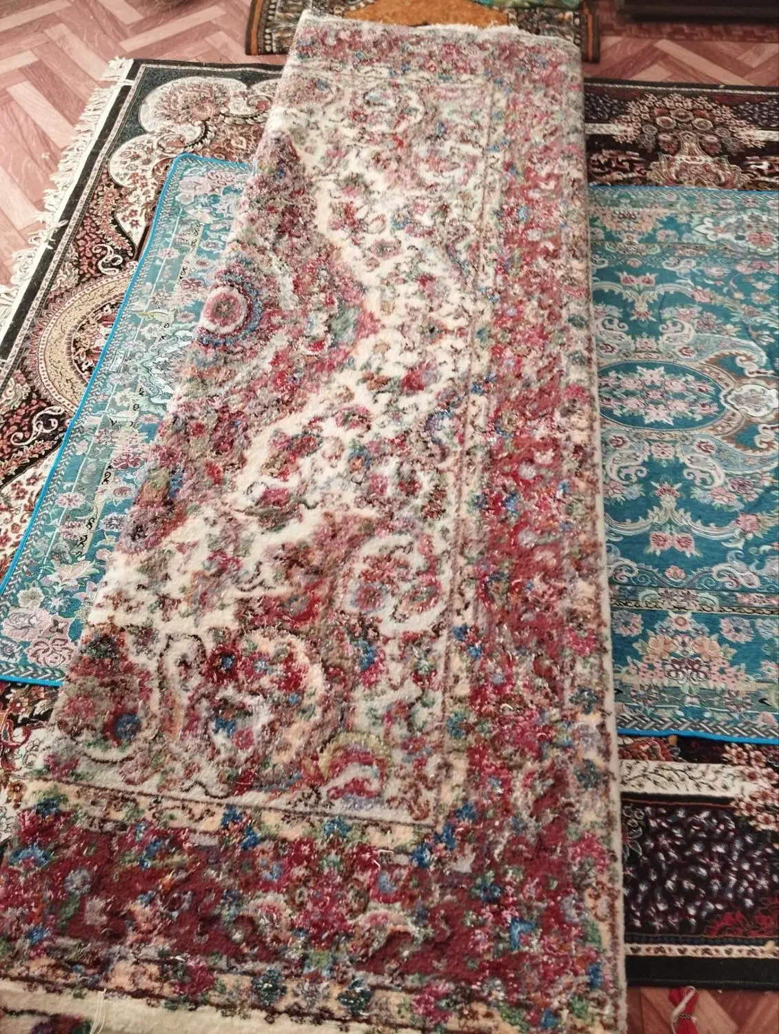 فروش فرش دستباف خطیبی مرینوس ۳۰رج|فرش|ارومیه, |دیوار