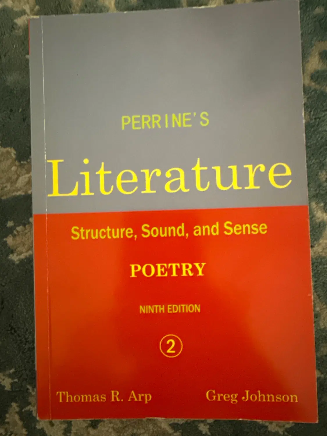 perrine literature poetry|کتاب و مجله آموزشی|قم, طلاب غیر ایرانی|دیوار
