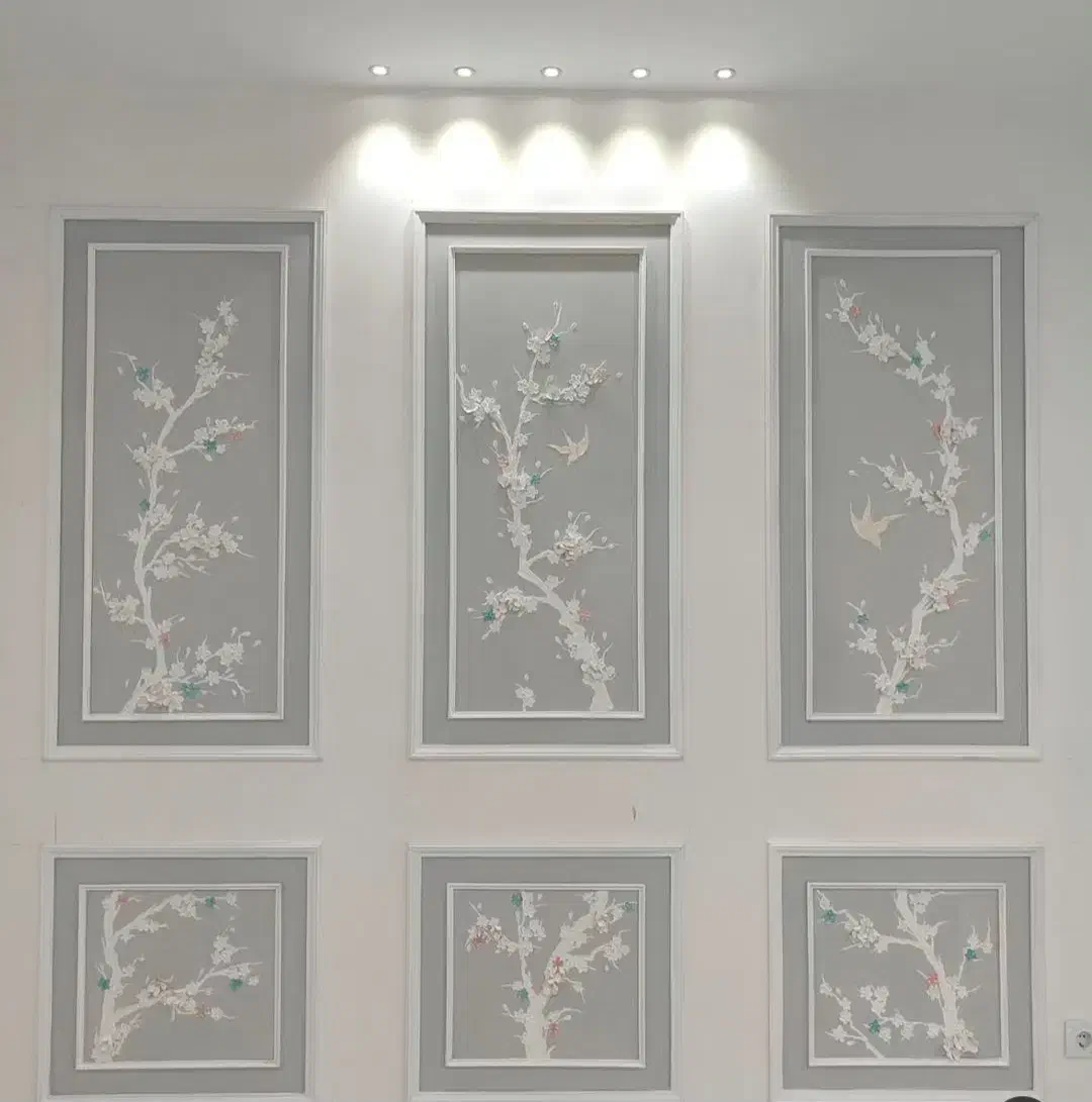 پتینه ،گچبری، طرح سنگ|خدمات پیشه و مهارت|ایلام, |دیوار