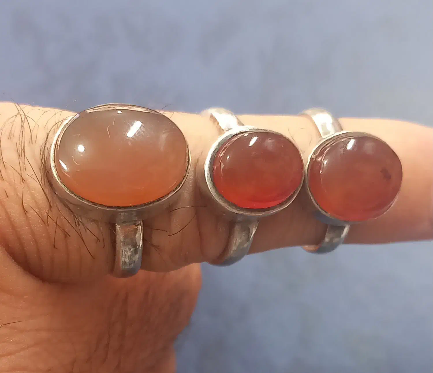 ۳عدد انگشتر عقیق قدیمی|جواهرات|ورامین, ورامین|دیوار