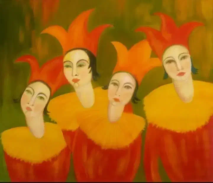 تابلو با ابعاد بزرگ(۱۲۰ در ۱۰۰).رنگ اکلولیک|تابلو، نقاشی، عکس|بندر انزلی, شاکوچه|دیوار