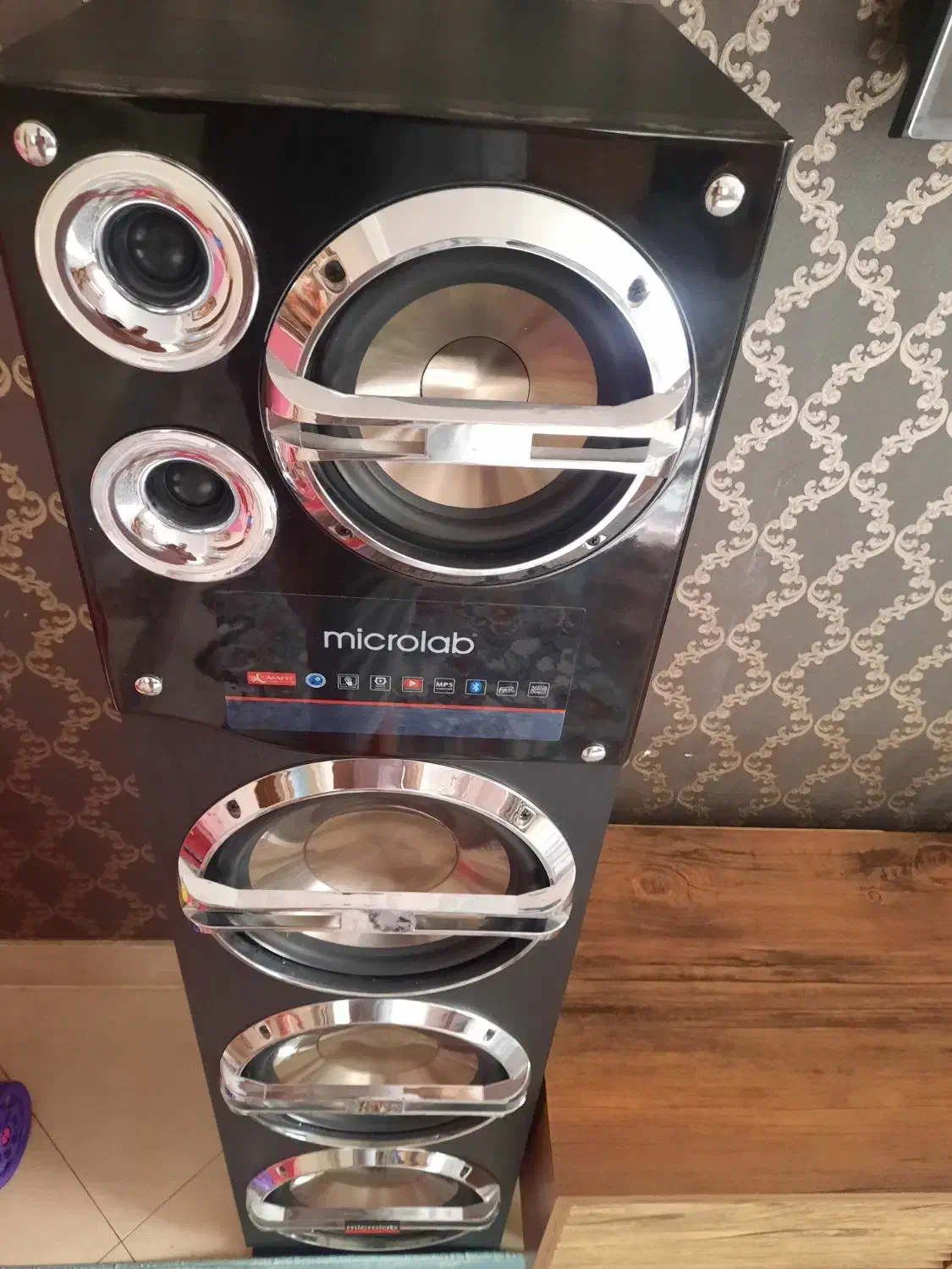 اسپیکر دو قلو میکرولب|سیستم صوتی خانگی|اراک, |دیوار