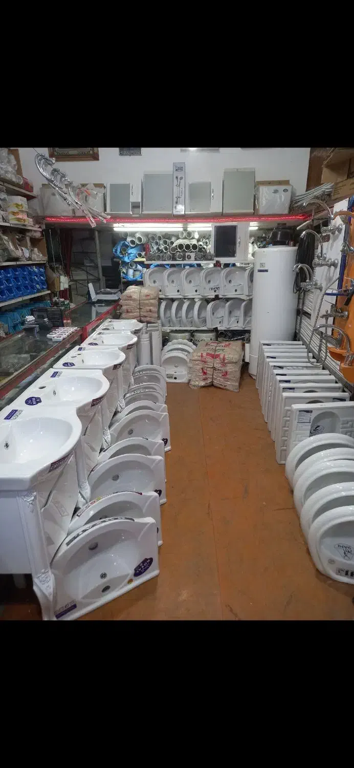 انواع روشویی و فرنگی و فلش تانک|لوازم سرویس بهداشتی|ازنا, |دیوار