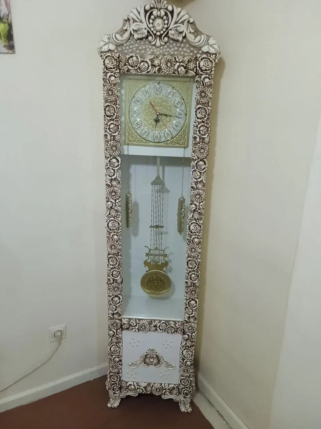 ساعت ایستاده وآینه کنسول ست|بوفه، ویترین، کنسول|همدان, |دیوار