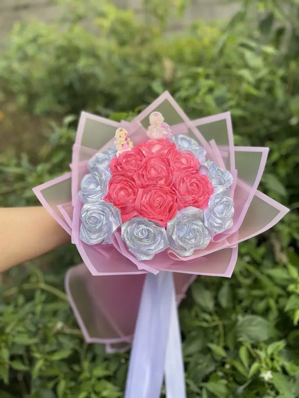 گل رز ربانی ماندگار|صنایع دستی و سایر لوازم تزئینی|رشت, حومه رشت|دیوار