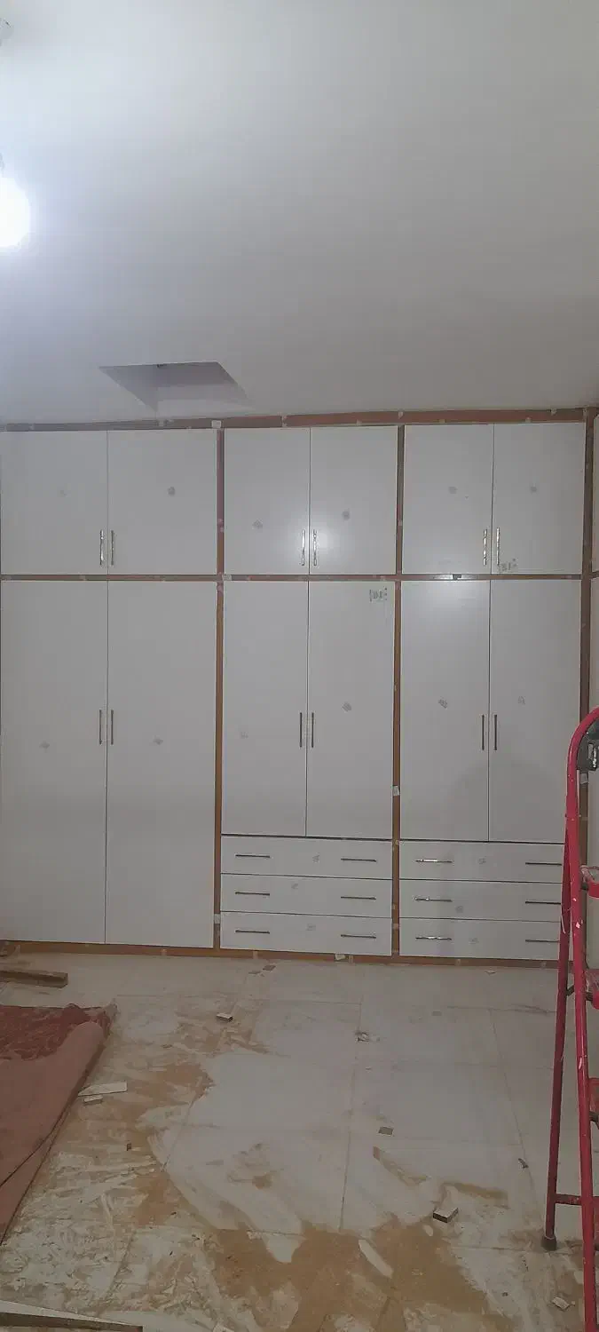 طراحی و اجرای کمد دیواری وجاکفشی اقساطی|جاکفشی، کمد، دراور|مشهد, نوید|دیوار