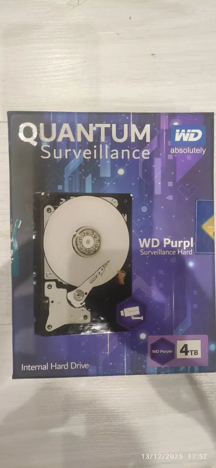 هارد ۴ترابایت وسترن بنفش|قطعات و لوازم جانبی رایانه|تهران, صادقیه|دیوار
