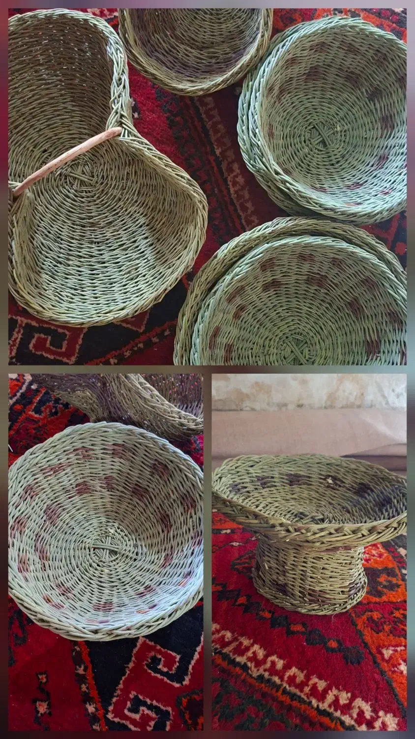 سبد بافی|صنایع دستی و سایر لوازم تزئینی|دوگنبدان, |دیوار