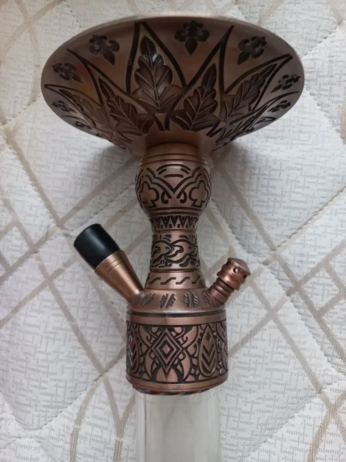 قلیان طرح کرنو جنس مسی|کلکسیون و سرگرمی|تهران, افسریه شمالی|دیوار