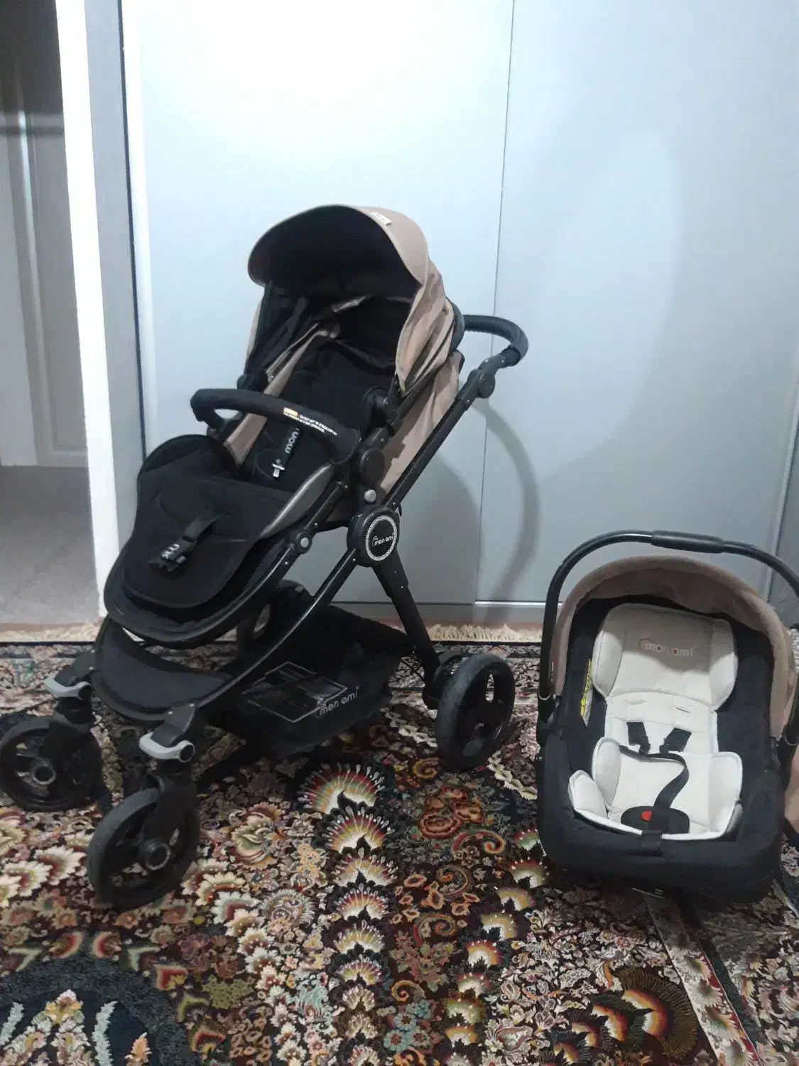 کالسکه وکریر صندلی ماشین کودک|کالسکه و لوازم جانبی|کرج, باغستان|دیوار