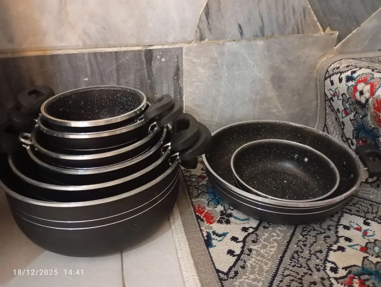 قابلمه ۱۴ پارچه مدل هانا|ظروف پخت‌وپز|قم, الوندیه و گذر صادق|دیوار