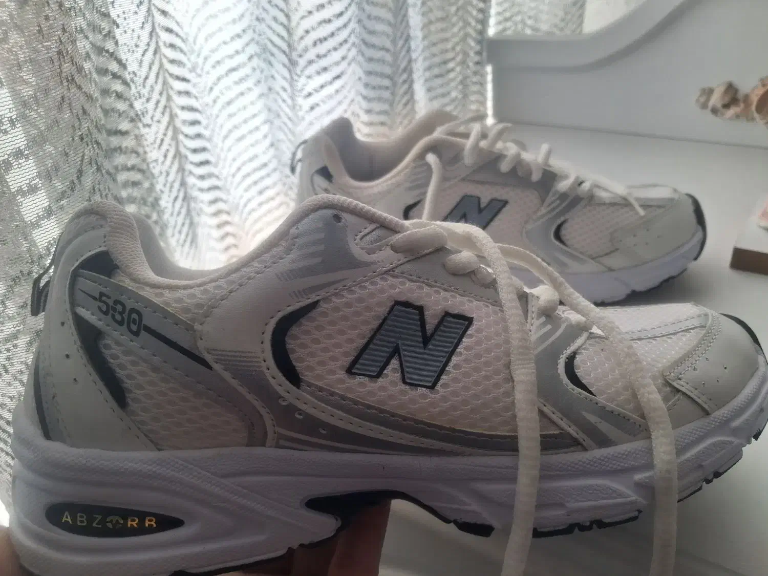 کتونی نیوبالانس ۵۳۰ سفید مشکی|کیف، کفش، کمربند|زرند, |دیوار