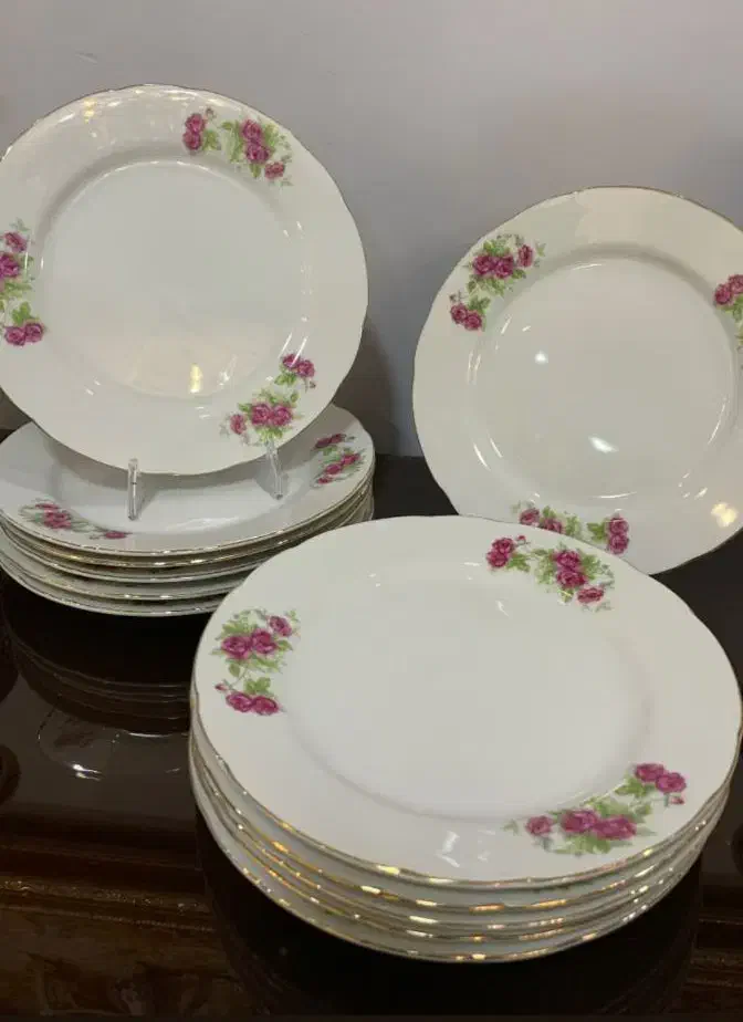 ظروف چینی گل سرخی یاماتسو ژاپن و غیره|ظروف سرو و پذیرایی|تهران, خاوران|دیوار