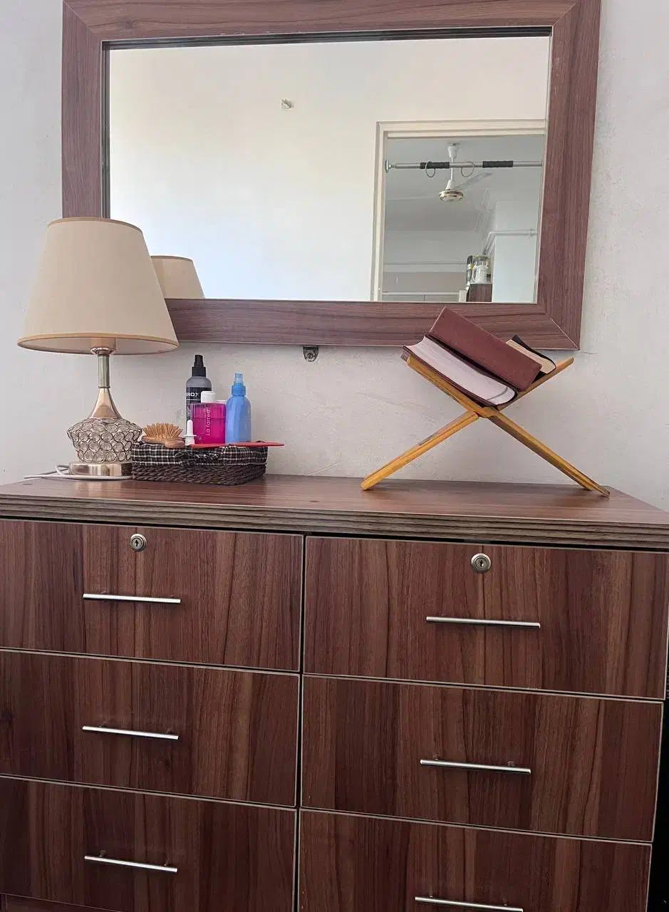 کشو و آینه mdf|جاکفشی، کمد، دراور|بندر ترکمن, |دیوار