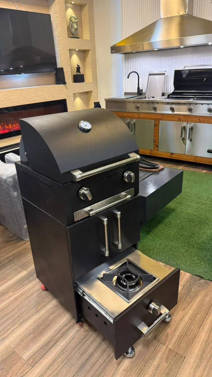 کبابپز کشویی پلوپز سرخ کن (* شرکت باربیکیو تاج *)|اجاق گاز و لوازم برقی پخت‌وپز|تهران, بنی‌هاشم|دیوار