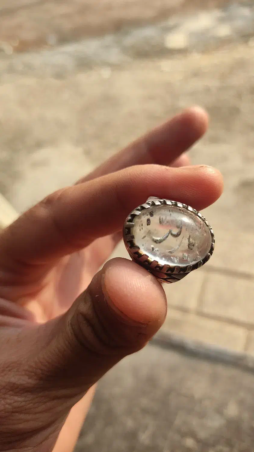 انگشتر نقره دُر نجف خطاطی|جواهرات|محمدیه-قزوین, |دیوار