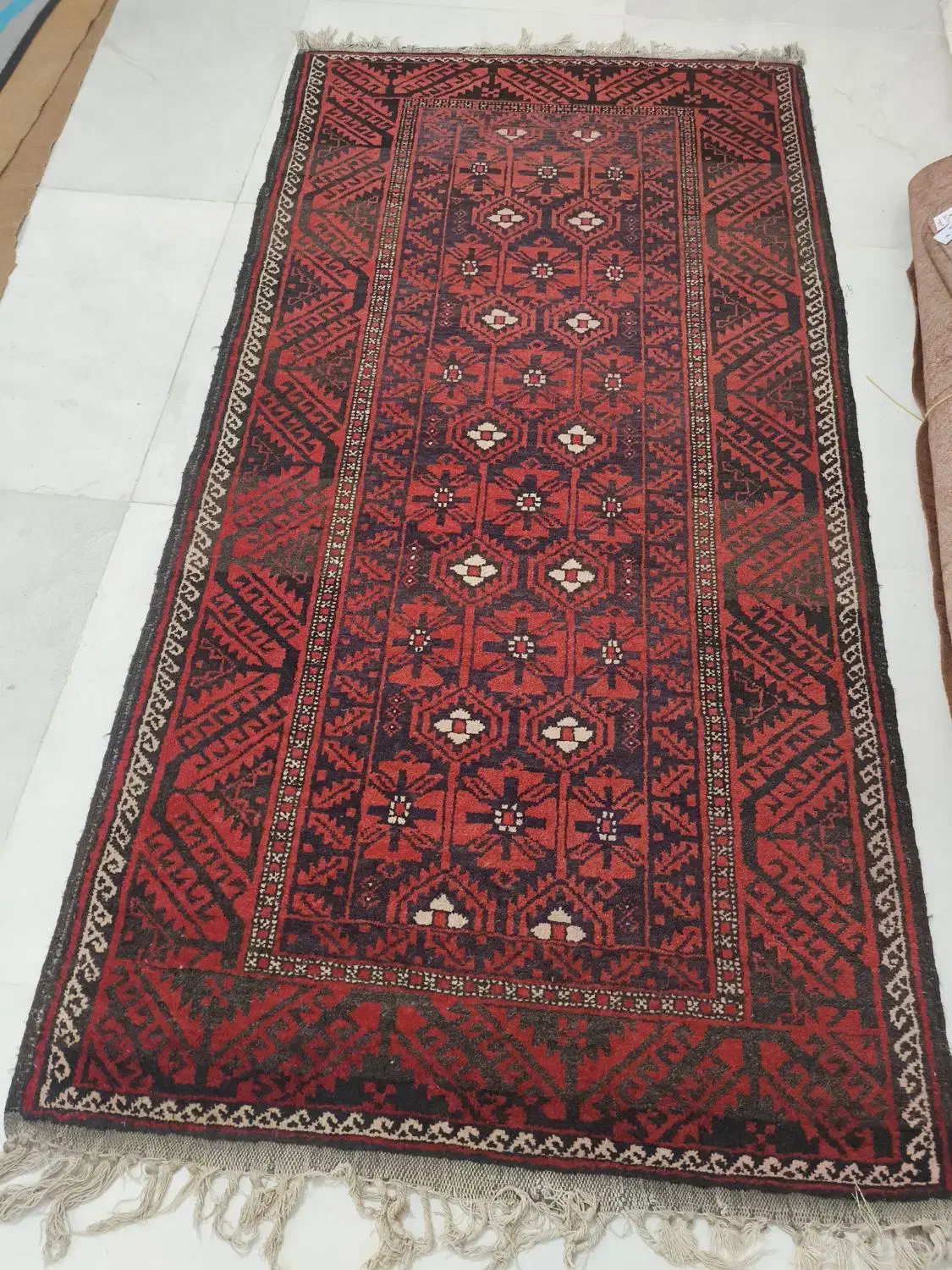 قالی دستبافت ۱۰۰سال قدمت|فرش|سنندج, |دیوار