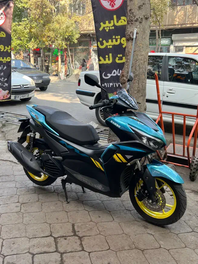 موتور ایروکس همرو ۱۵۰ در حد صفر|موتورسیکلت|مراغه, |دیوار