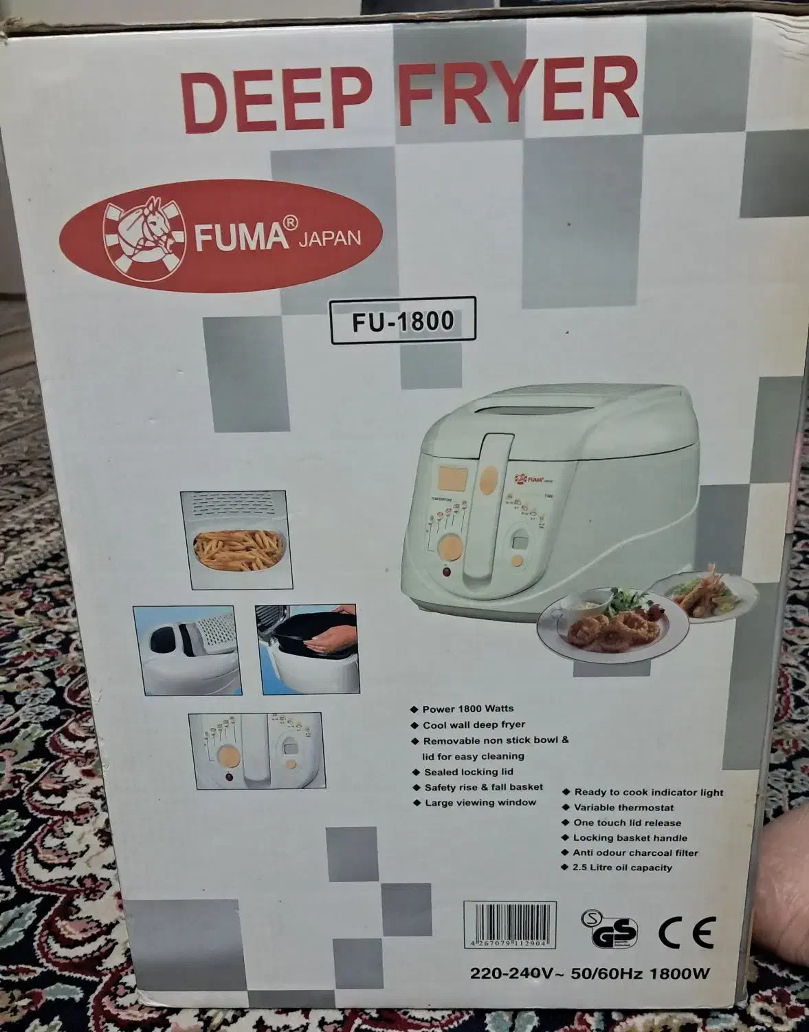 سرخ کن نو  تفال ژپن|اجاق گاز و لوازم برقی پخت‌وپز|قزوین, |دیوار