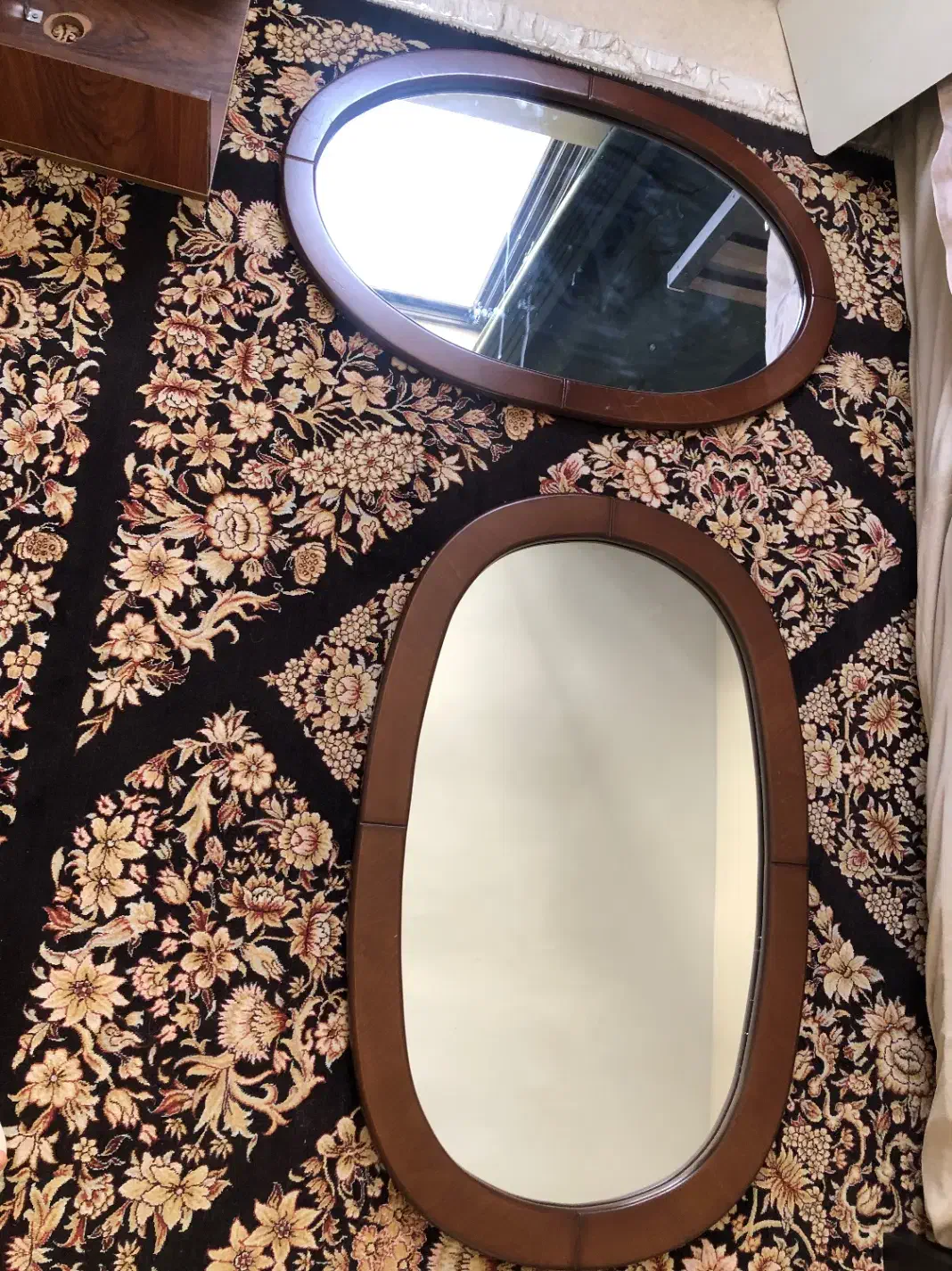 سه عدد آینه چوبی با زیر اینه ای|آینه|تهران, شهرک خرازی|دیوار