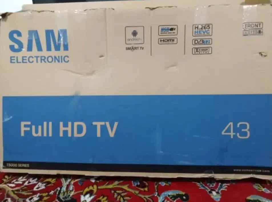 تلویزیون 43 هوشمند|تلویزیون و پروژکتور|ساری, |دیوار