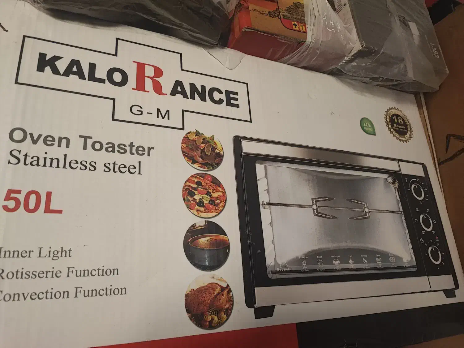 آون توستر آنالوگ کلورانس(پارس خزر) 50لیتری درحدنو|اجاق گاز و لوازم برقی پخت‌وپز|شیراز, کوشک میدان|دیوار