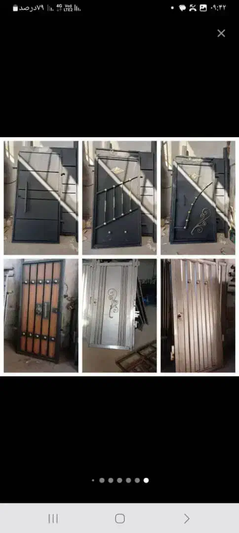 درب حیاط حیاطی کیت کتی مدرن انباری باغی|مصالح و تجهیزات ساختمان|بومهن, |دیوار