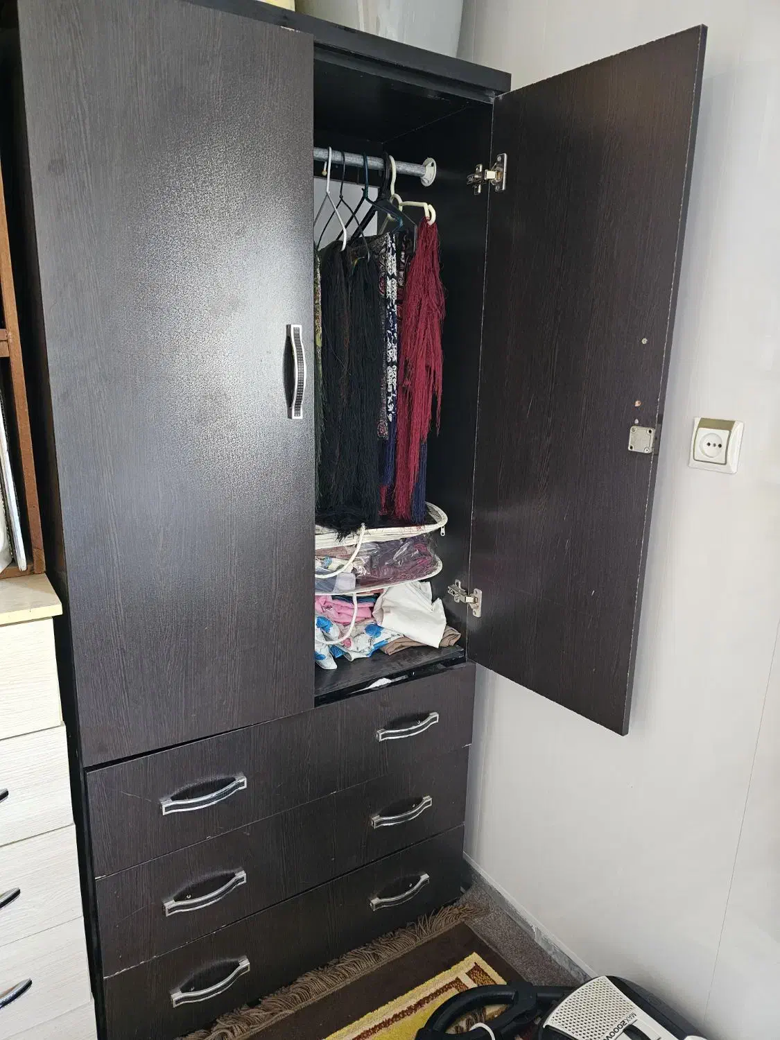 کمد جالباسی و کشو|جاکفشی، کمد، دراور|بندر ترکمن, |دیوار