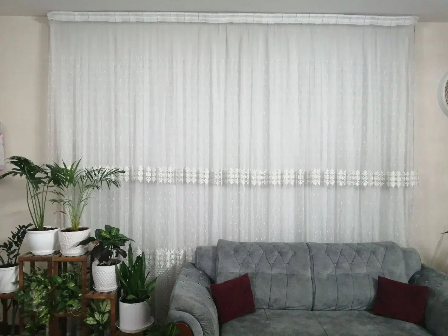 پرده|پرده، رانر، رومیزی|مشهد, شهرک مهر آباد|دیوار