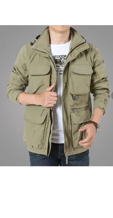 کاپشن مردانه جلیقه ای برزنت ضدآب با آستین جداشونده|لباس|جوانرود, |دیوار