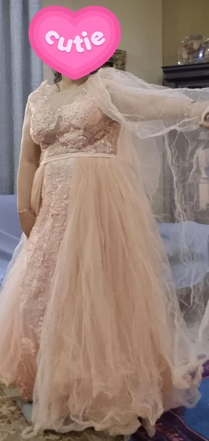 لباس نامزدی گلبهی شیک و...|لباس|مشهد, کوشش|دیوار