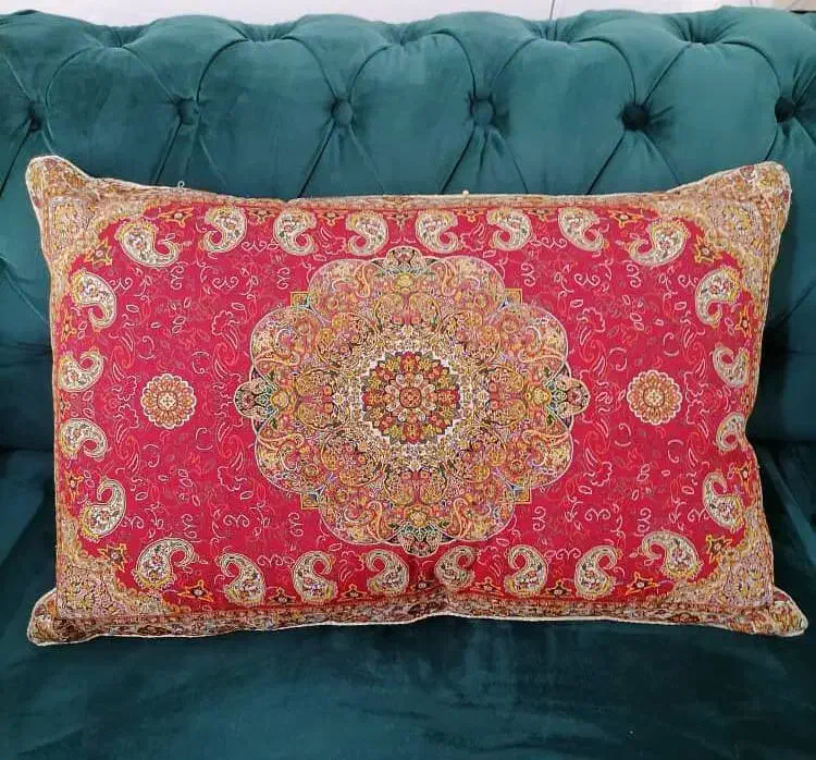 ترمه اصل یزد|رختخواب، بالش، پتو|شیراز, لاله|دیوار