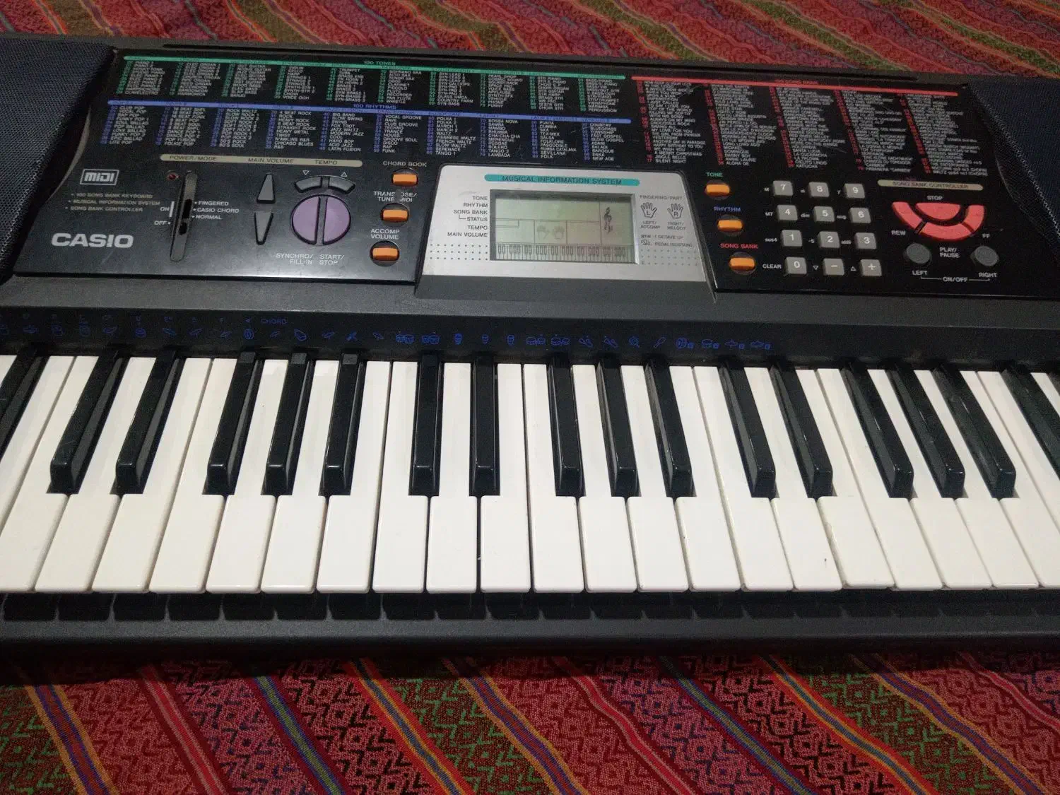 ارگ کاسیو 501|پیانو، کیبورد، آکاردئون|سبزوار, شرق کال شمالی|دیوار