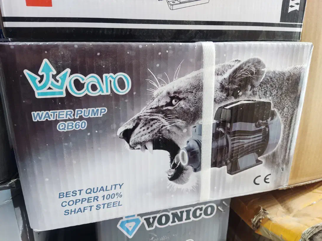 پمپ آب ۱۰۰%مس پروانه برنجی نیم اسب کارو مدل QB60|مصالح و تجهیزات ساختمان|مشهد, نوید|دیوار