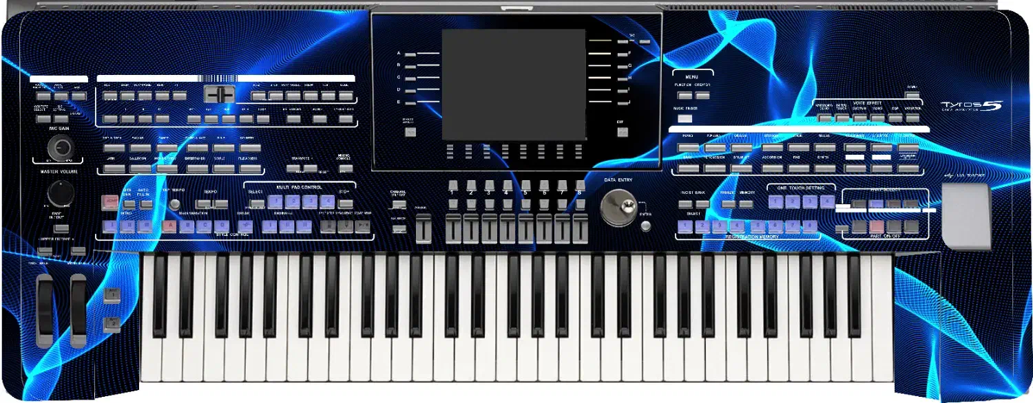 تایرس پنج پنج اکتاو|پیانو، کیبورد، آکاردئون|اردبیل, |دیوار