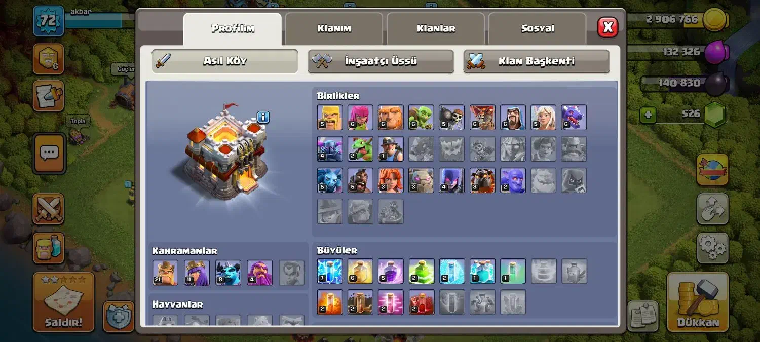 اکانت کلش آف کلنز|کنسول، بازی ویدئویی و آنلاین|ماکو, |دیوار