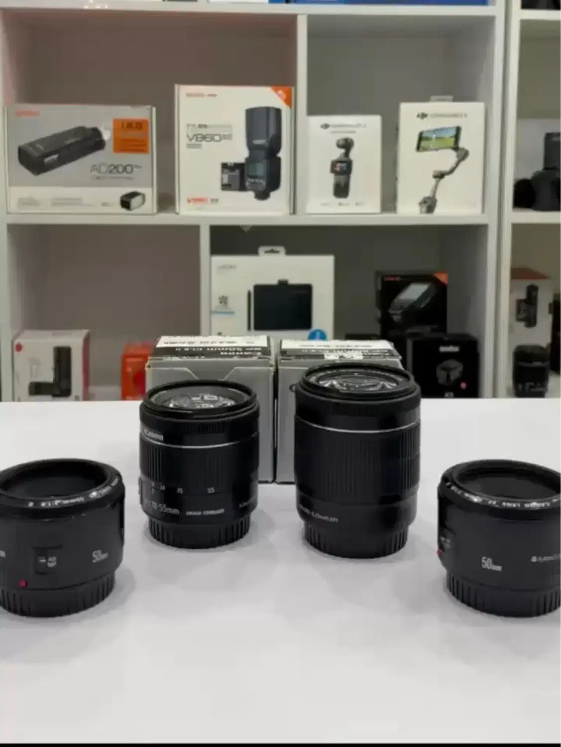 لنز Canon 18-55mm 50mm|دوربین عکاسی و فیلم‌برداری|اهواز, طالقانی|دیوار