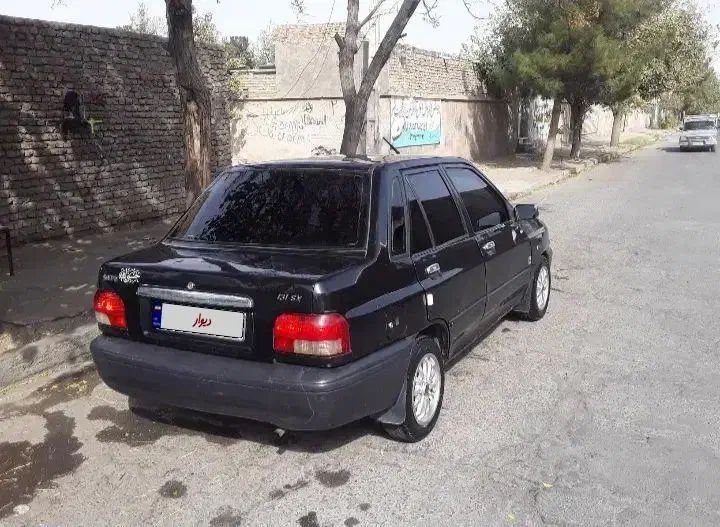 پراید 89 دوگانه کارخانه مشکی|خودرو سواری و وانت|تربت جام, شهرک آزادگان|دیوار