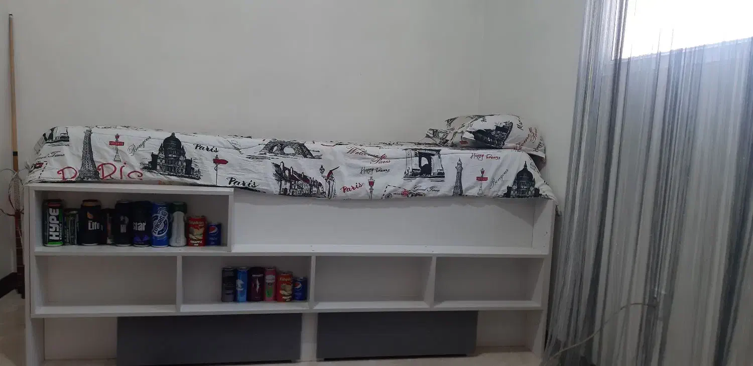 تخت خواب نوجوان نیم طبقه|تخت و سرویس خواب|کرج, فاز ۵ مهرشهر|دیوار