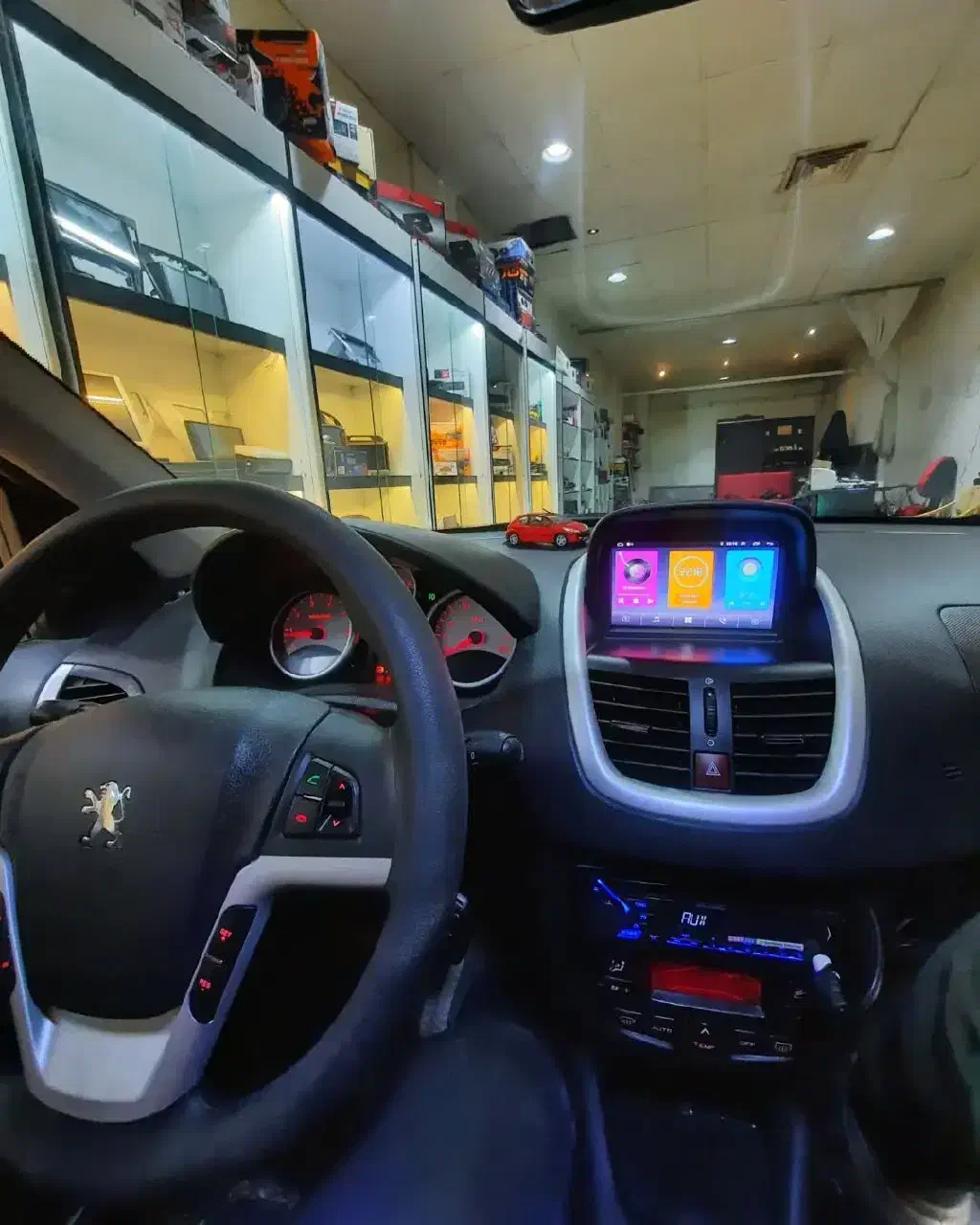 مانیتور اندروید پراید ۲۰۶ ۲۰۷ پارس کوییک + دوربین|قطعات یدکی و لوازم جانبی|تهران, پامنار|دیوار