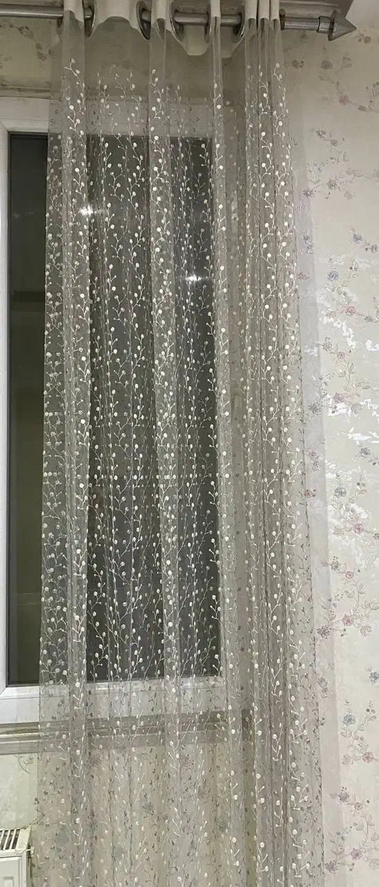 پرده توری پانچی سالم و شیک|پرده، رانر، رومیزی|شیراز, فرهنگ شهر|دیوار