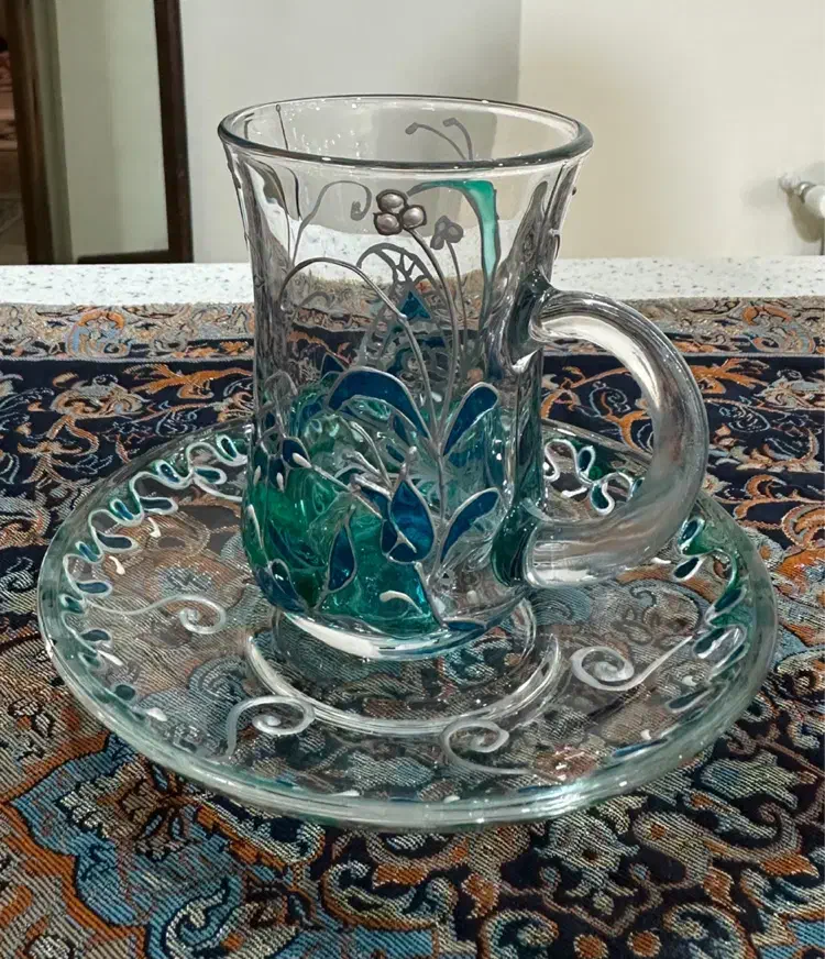 استکان کمر باریک و زیر استکانی|ظروف سرو و پذیرایی|تهران, صادقیه|دیوار