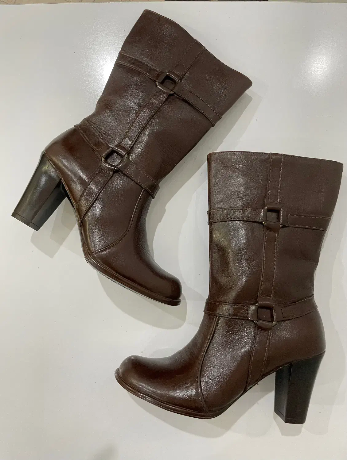 بوت چرم گاوی قهوه ای ۳۸|کیف، کفش، کمربند|تهران, سازمان برنامه جنوبی|دیوار