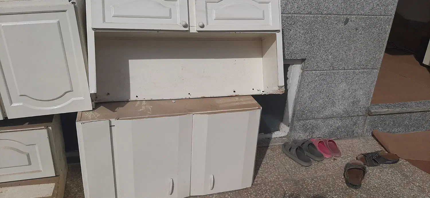 کابینت فلزی|آب‌چکان و نظم‌دهنده ظروف|قم, بلوار امین و ساحلی|دیوار