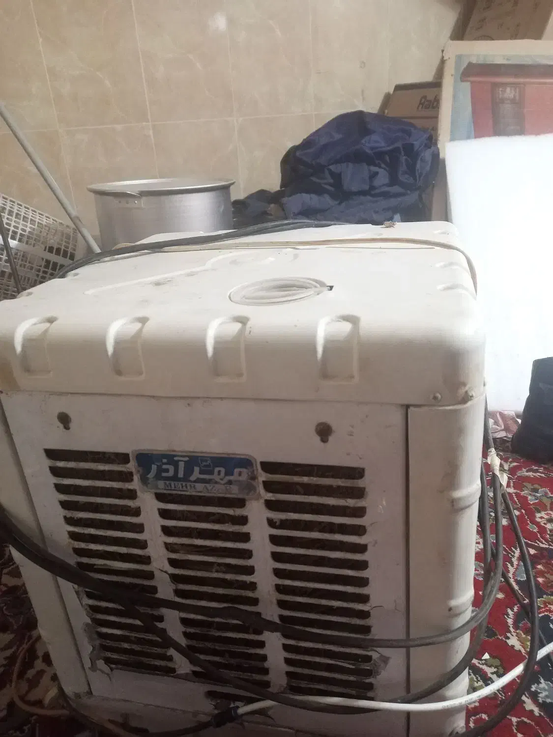 کولر آبی 2500 تمیز با اتصالات|کولر آبی|مبارکه, |دیوار