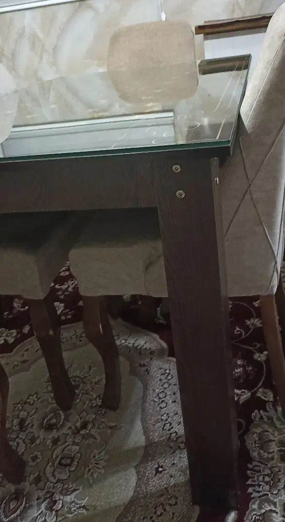 میز|میز و صندلی غذاخوری|رشت, نخودچر|دیوار