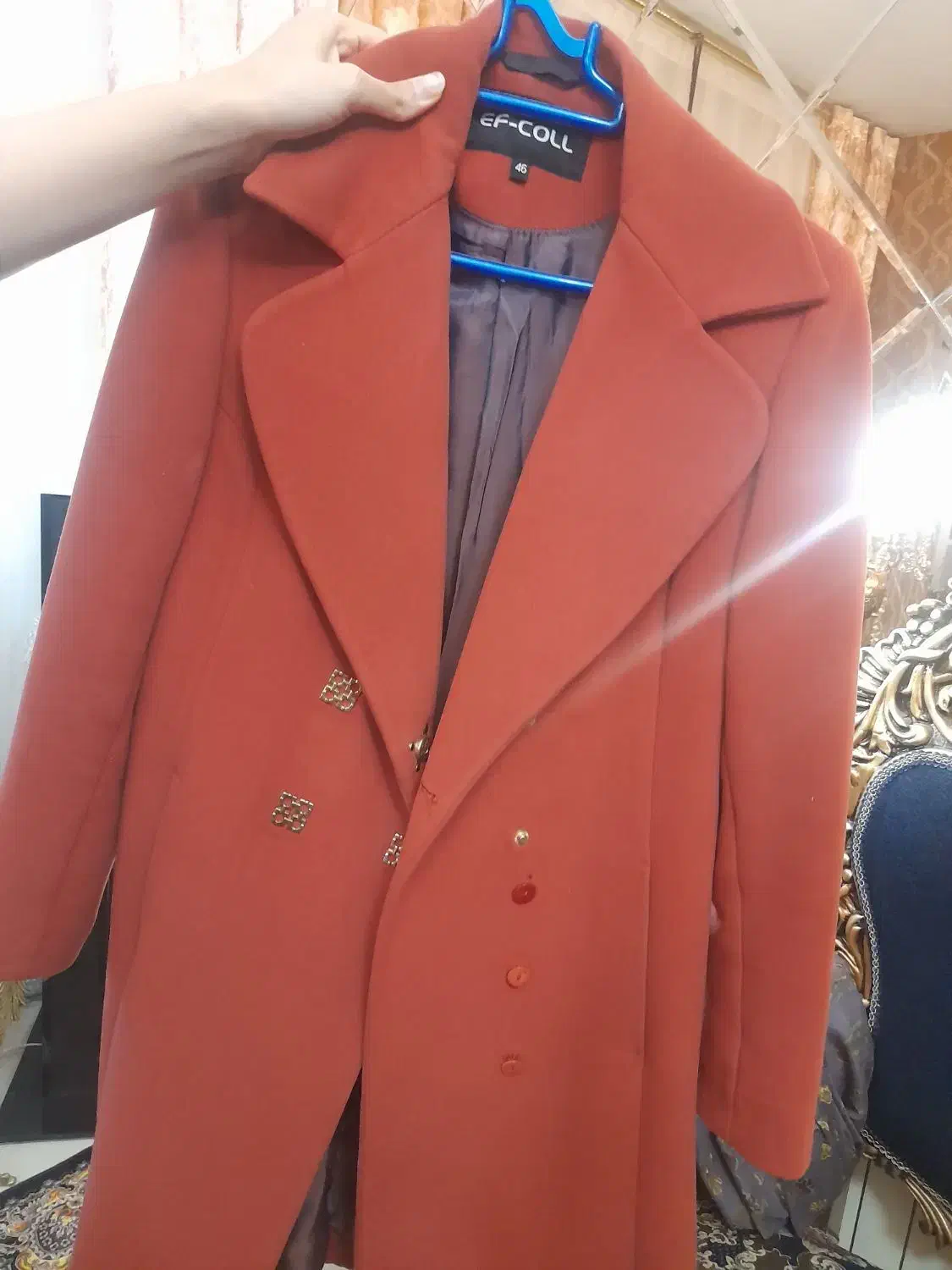 پالتو ترک ..شیک و تن خور زیبا سایز 44 و 46|لباس|رودهن, |دیوار