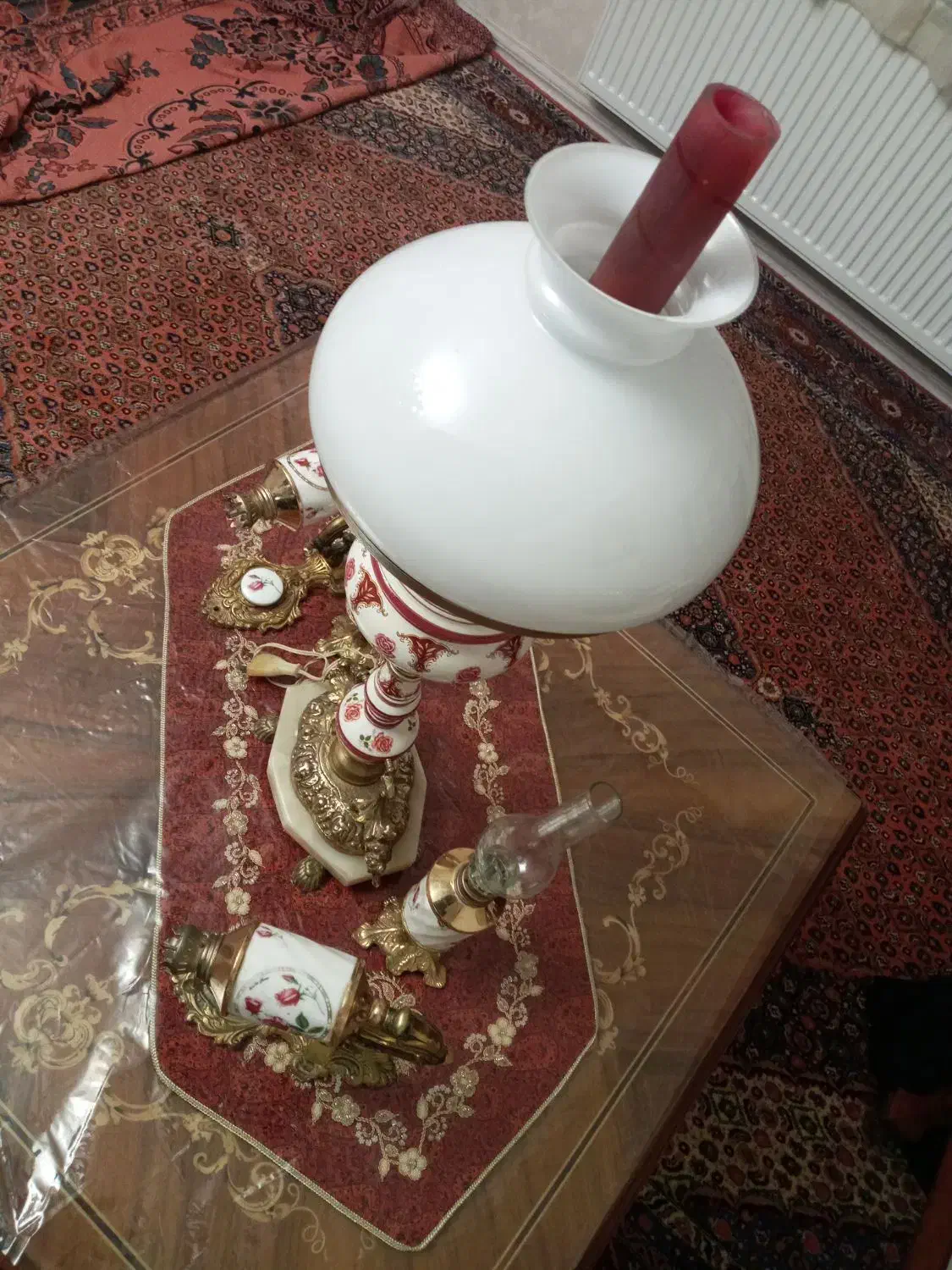 شمعدان|کلکسیون اشیاء عتیقه|اردبیل, |دیوار